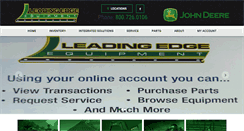 Desktop Screenshot of leadingedgeequip.com